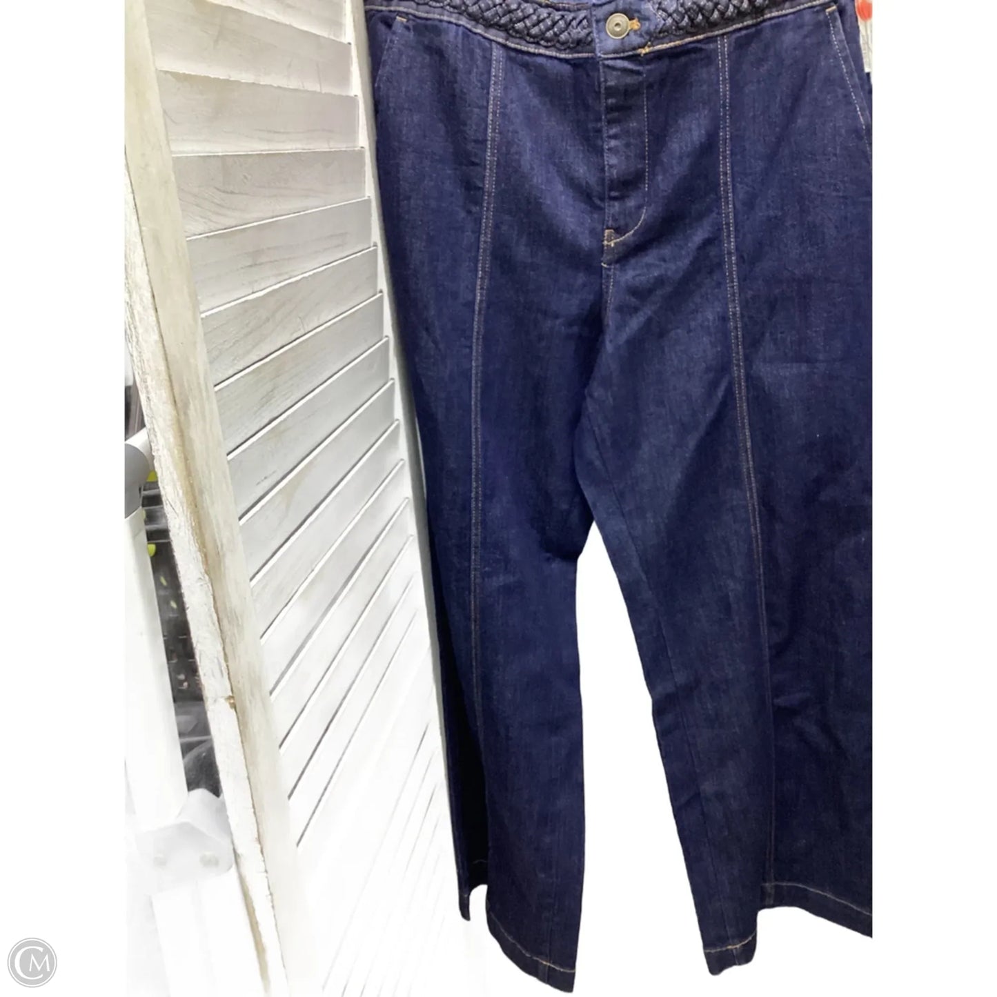 Jeans Wide Leg By Talbots In Blue, Size: 16