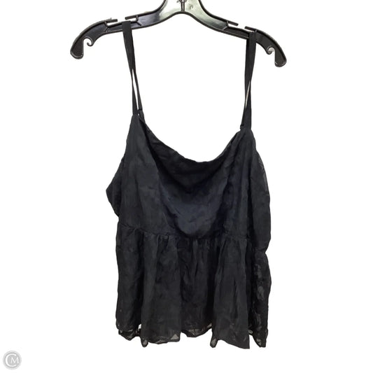 Top Sleeveless By Torrid In Black, Size: 3x