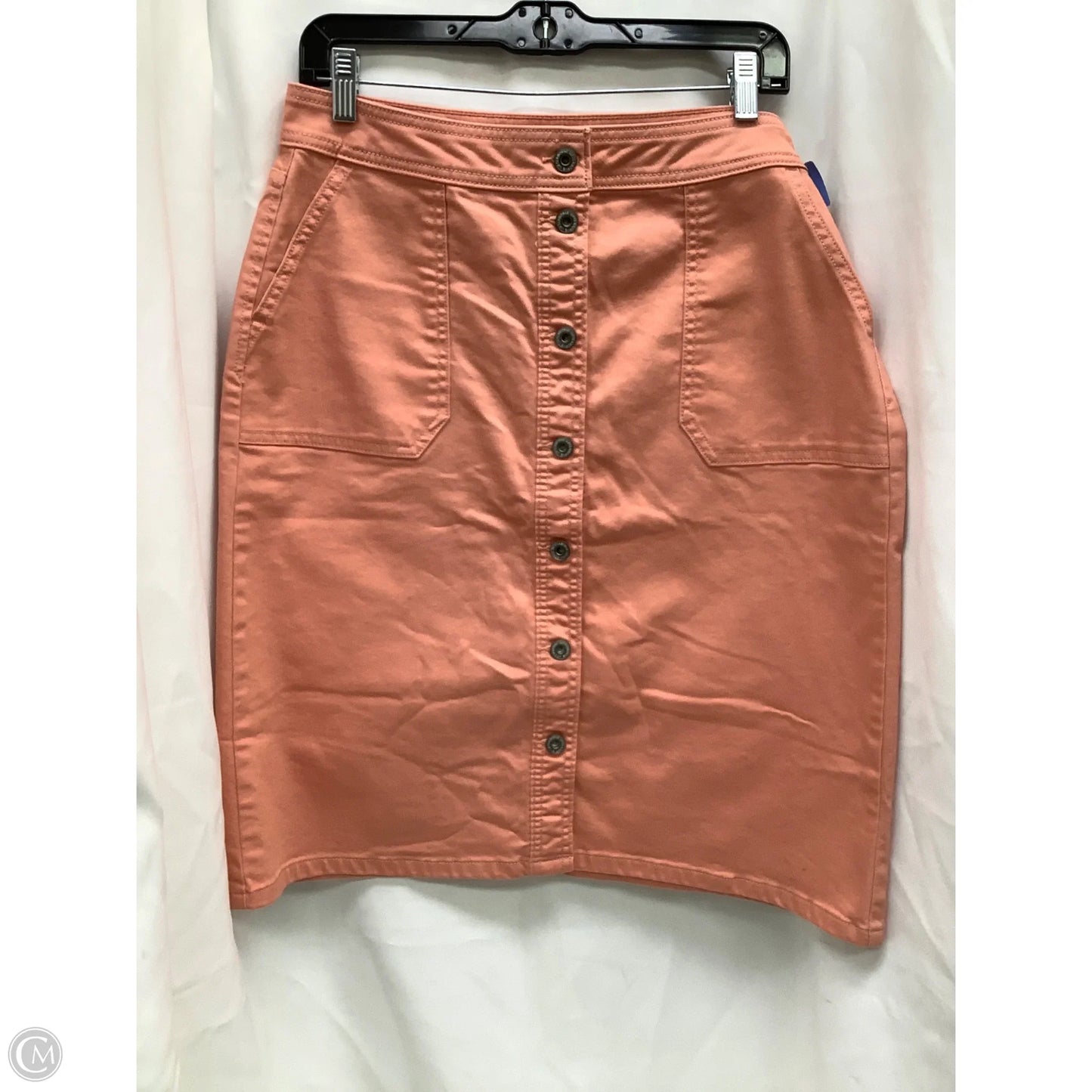 Skirt Midi By Liz Claiborne In Peach, Size: 8
