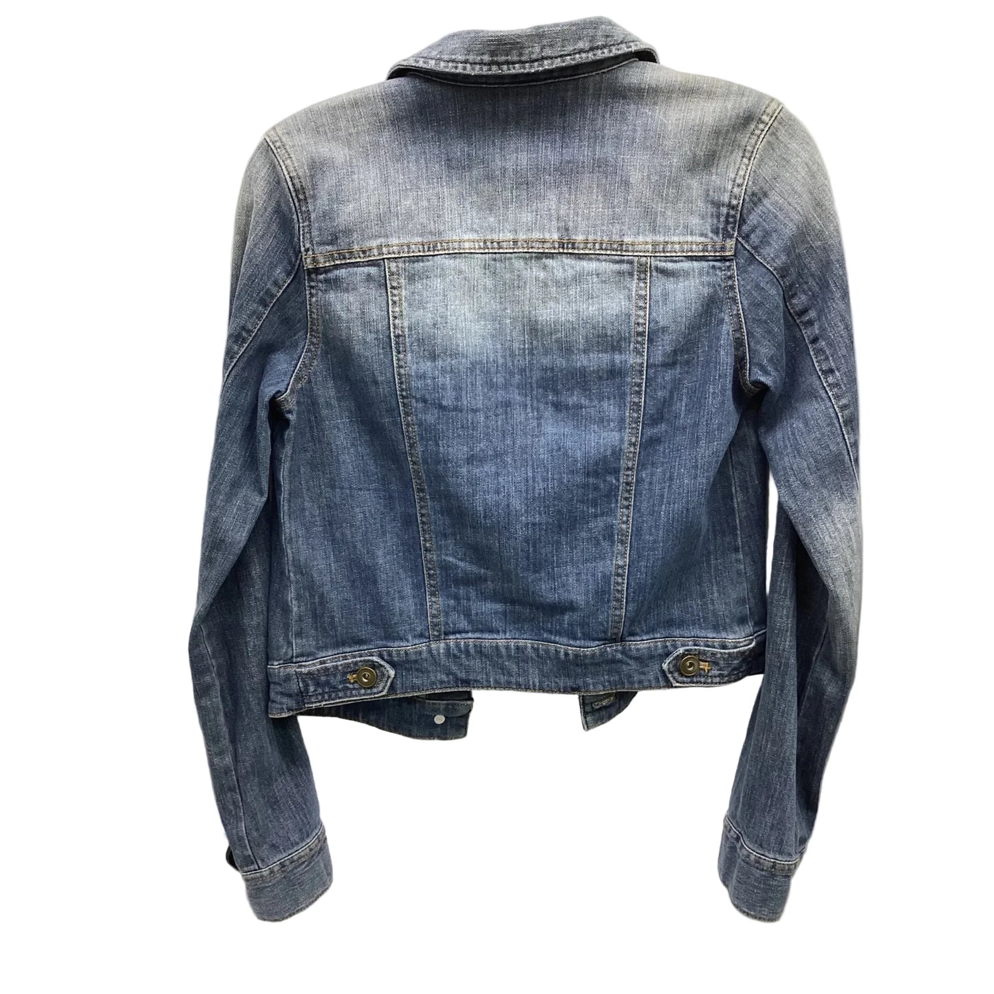 Jacket Denim By Clothes Mentor In Blue Denim, Size: S