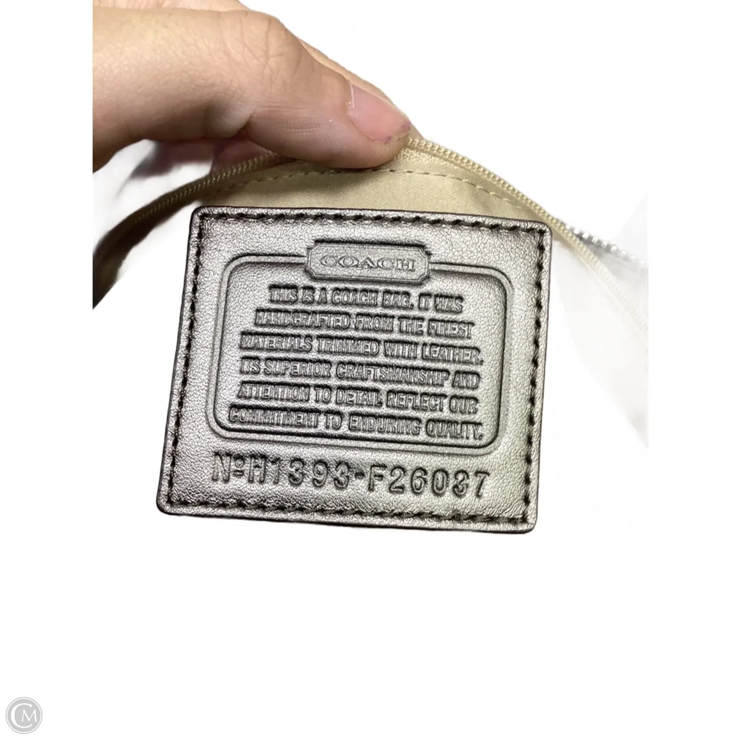 Crossbody Designer By Coach, Size: Medium