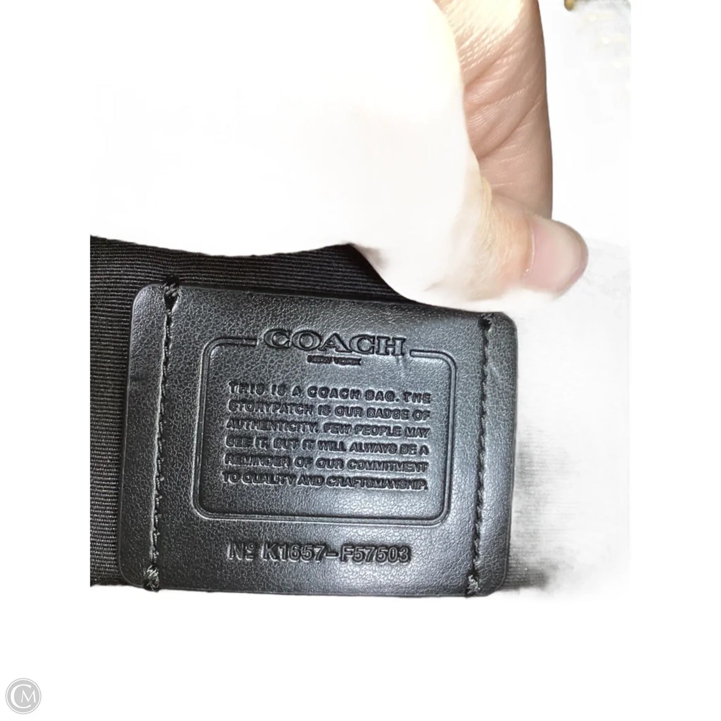 Handbag Designer By Coach, Size: Large