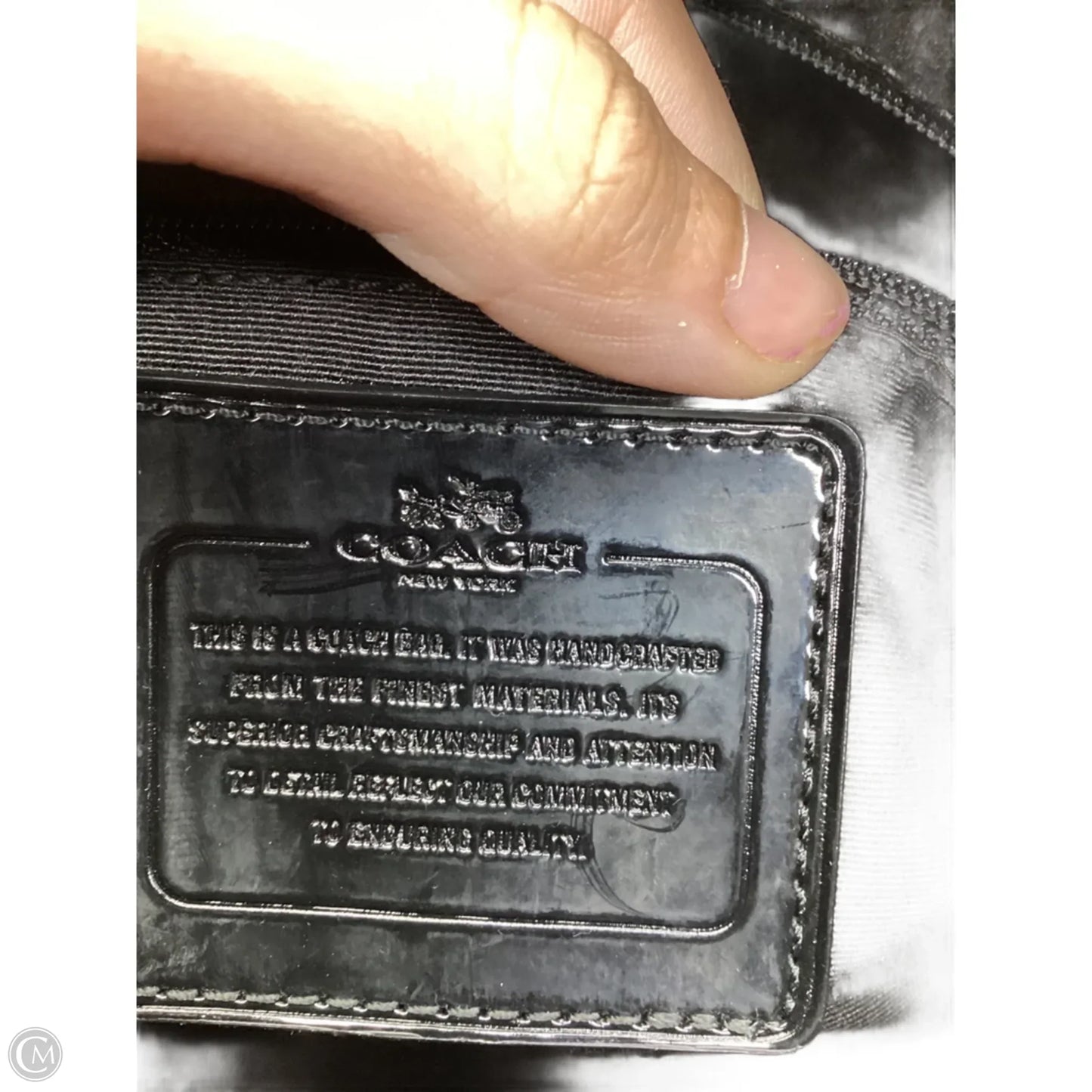 Handbag Designer By Coach, Size: Medium