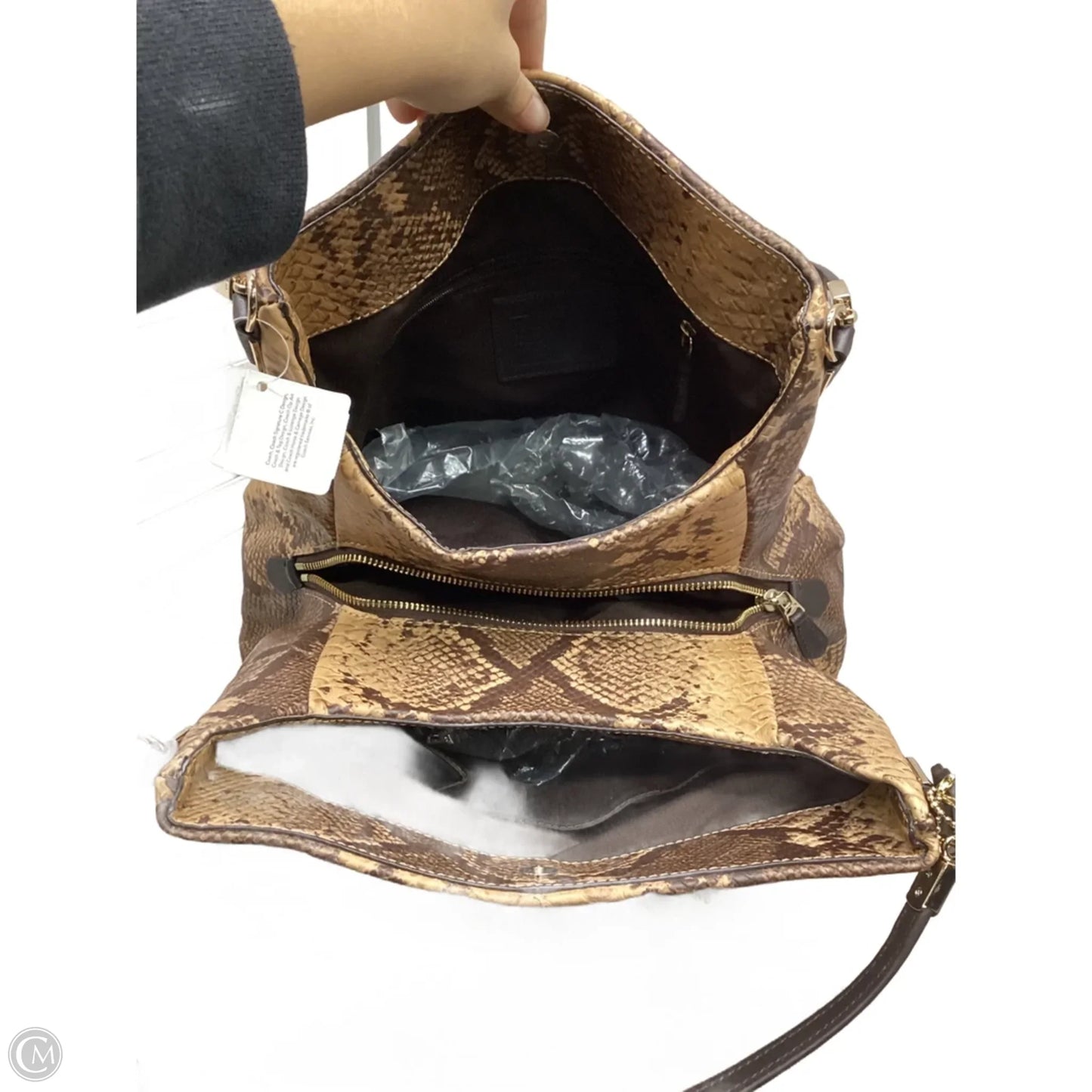 Handbag Designer By Coach, Size: Large