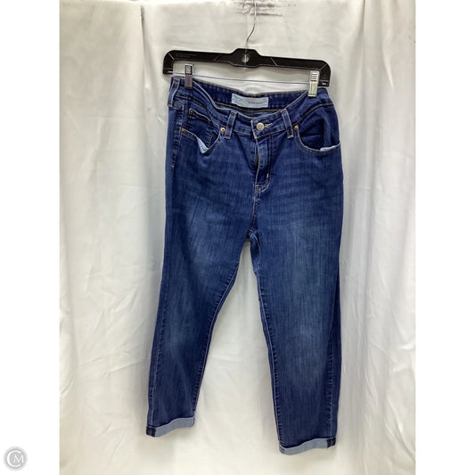 Jeans Boyfriend By Levis In Blue Denim, Size: 12