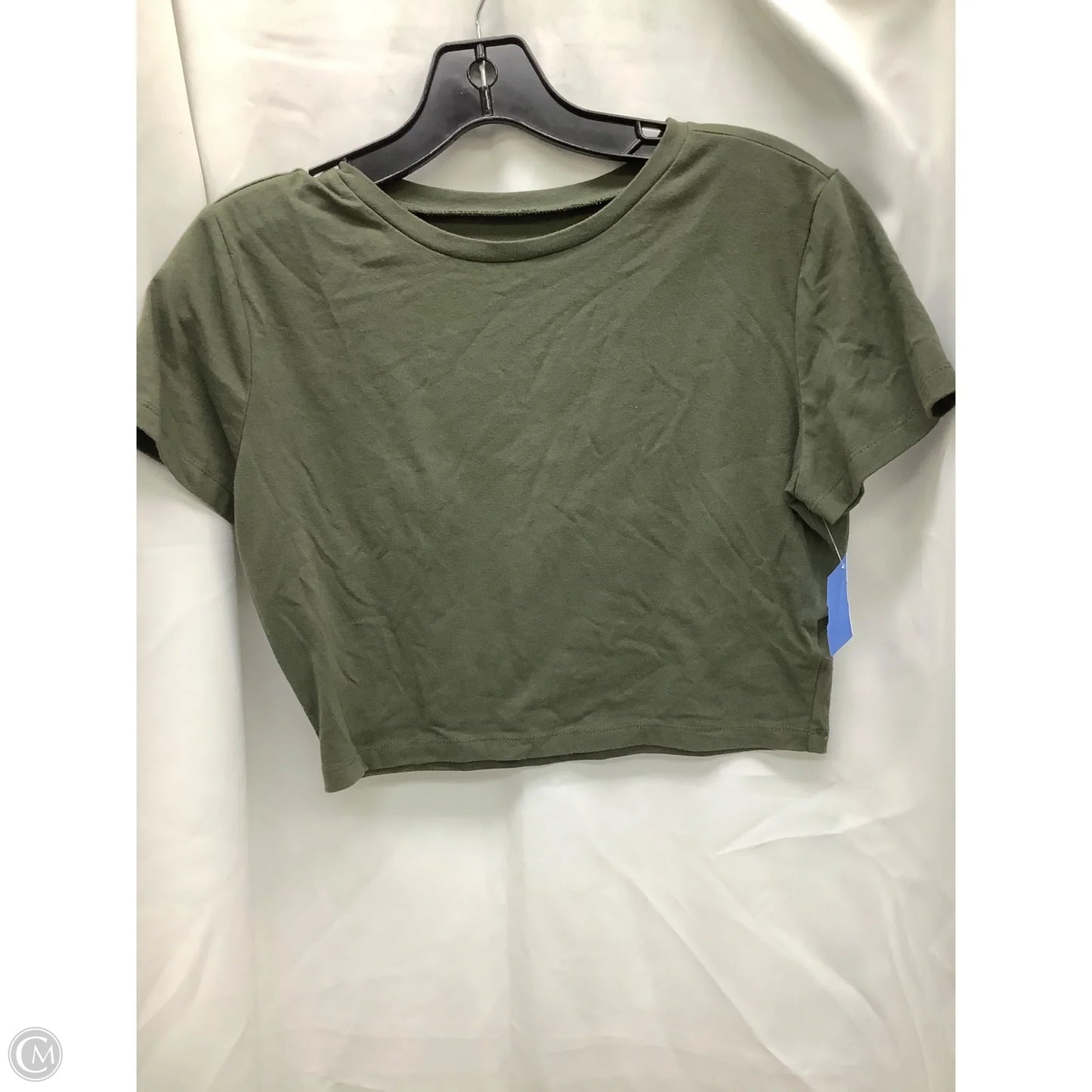 Top Short Sleeve By Wild Fable In Green, Size: L