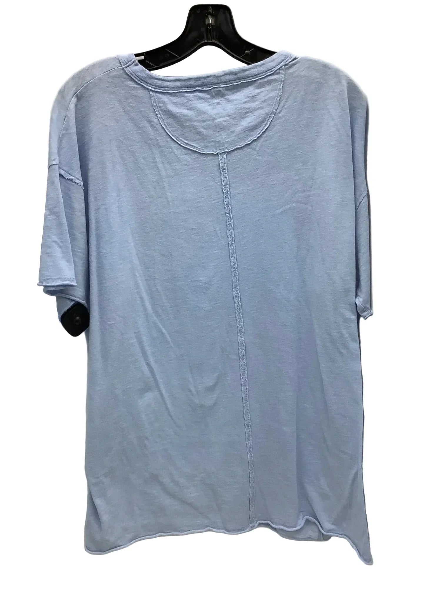 Top Short Sleeve By American Eagle In Blue, Size: Xs