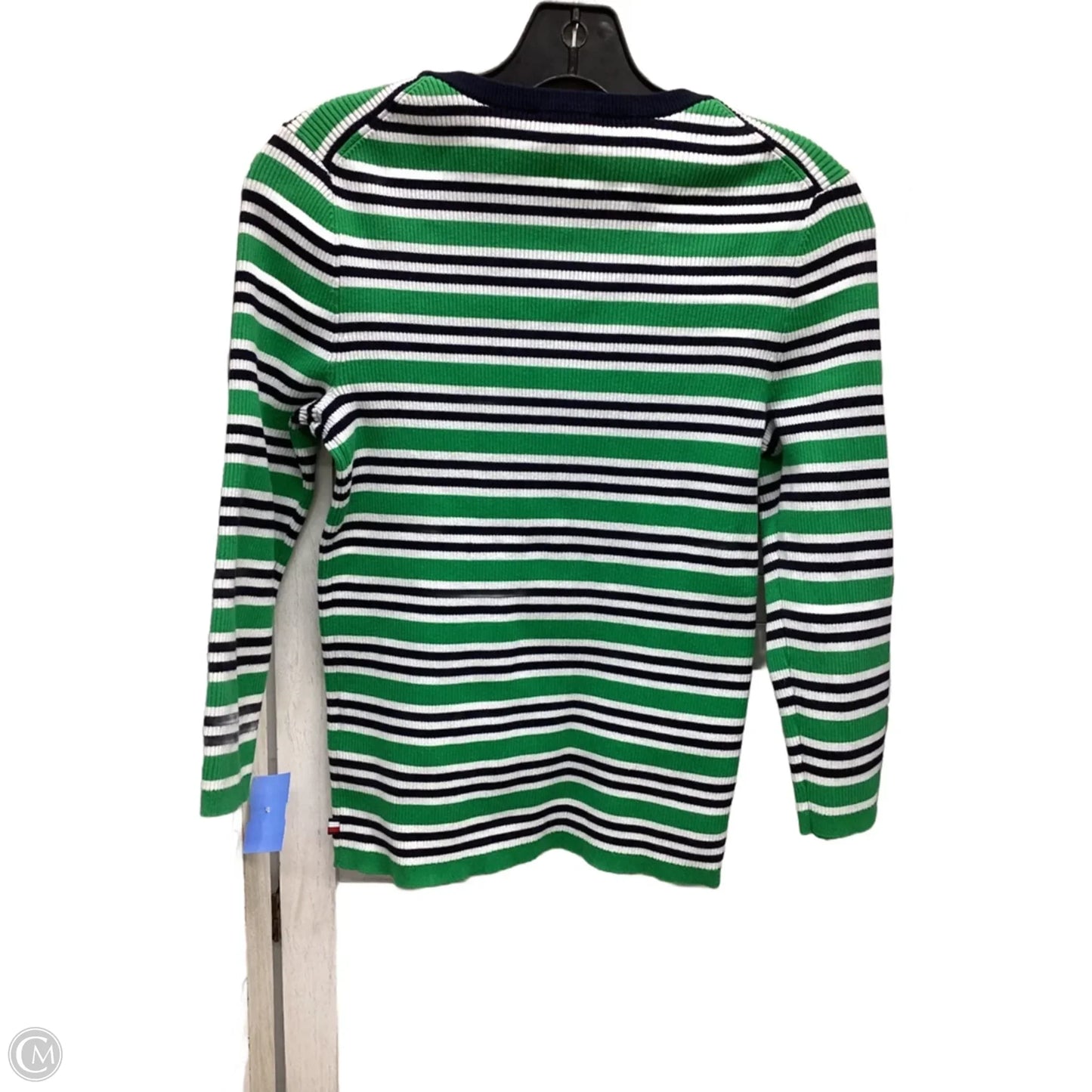 Top Long Sleeve By Tommy Hilfiger In Striped Pattern, Size: S
