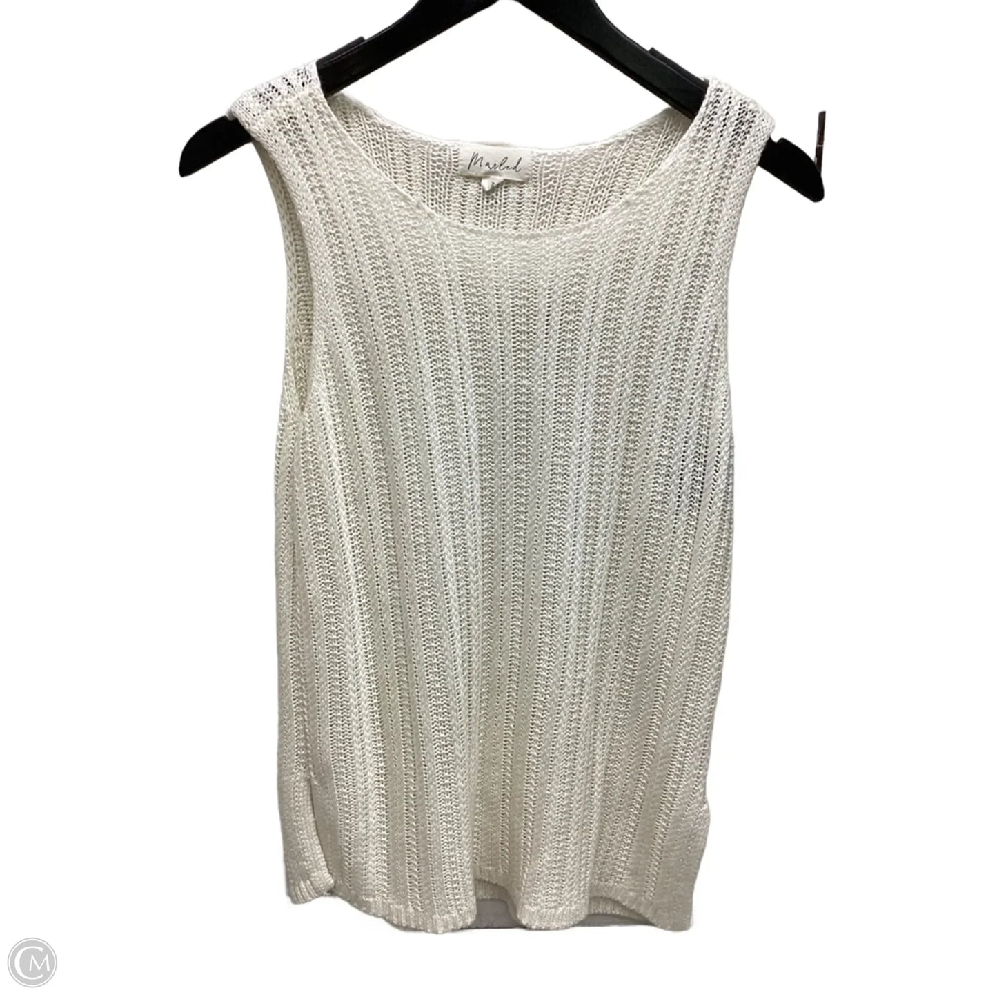 Top Sleeveless By Marled In Ivory, Size: M