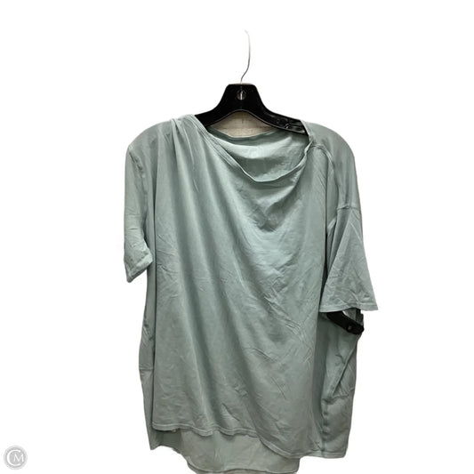 Top Short Sleeve By Lululemon In Aqua, Size: Xl