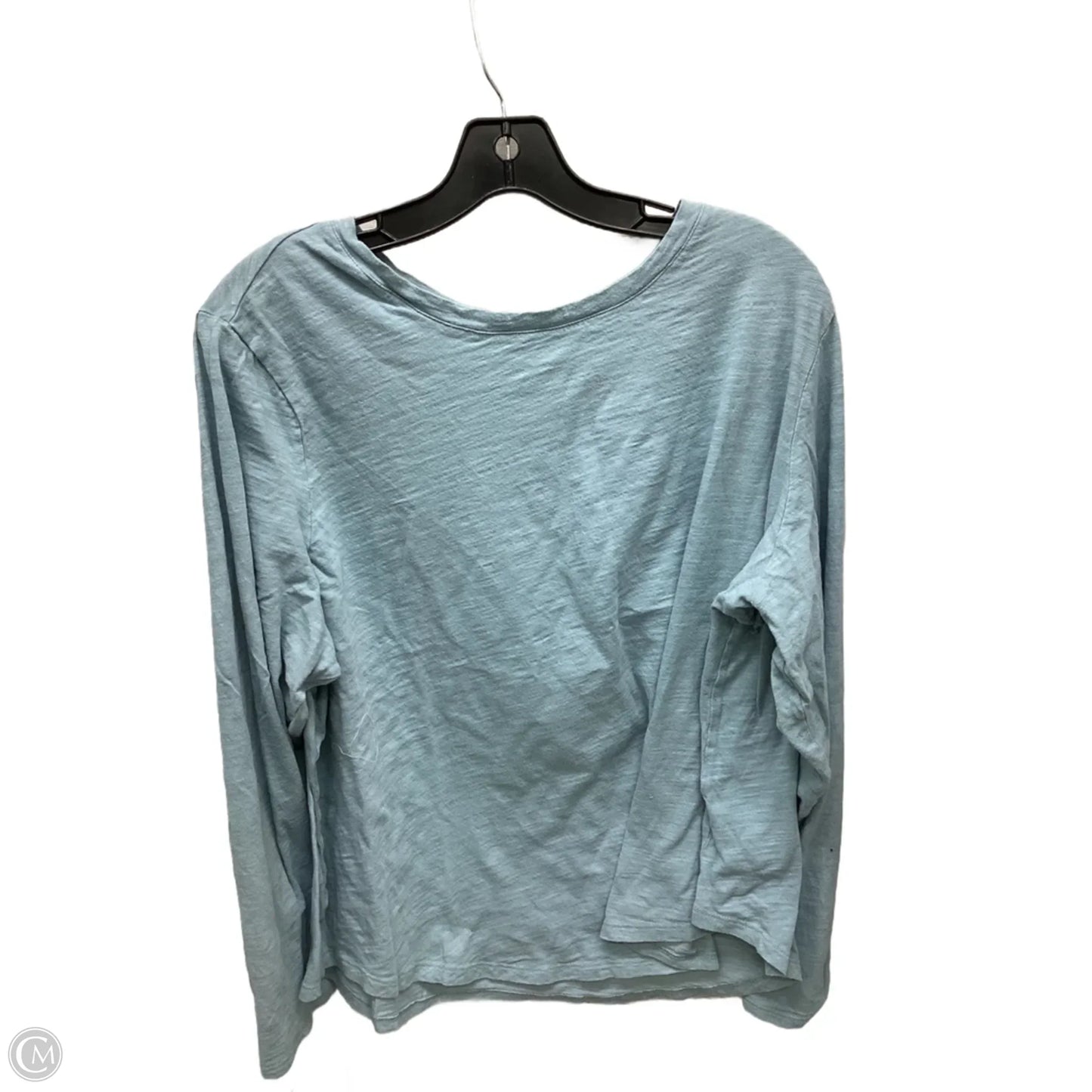Top Long Sleeve By Old Navy In Blue, Size: Xxl
