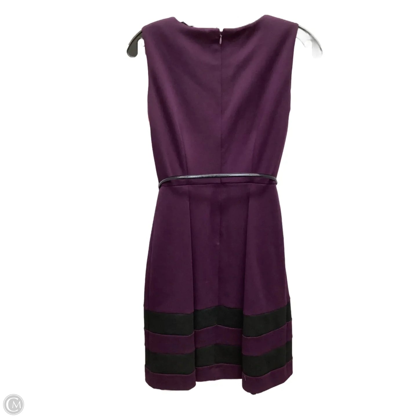 Dress Casual Midi By Calvin Klein In Purple, Size: 6