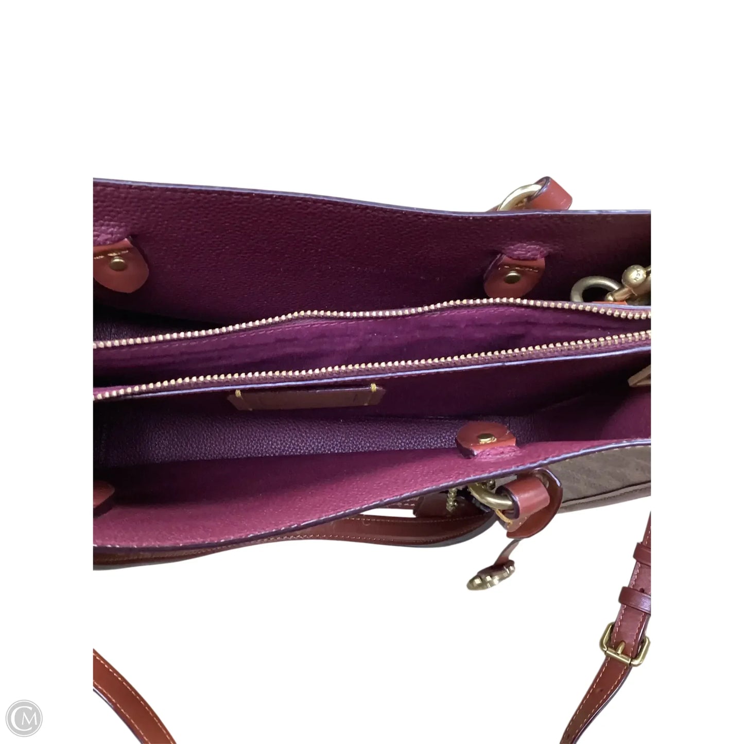 Tote Designer By Coach, Size: Medium