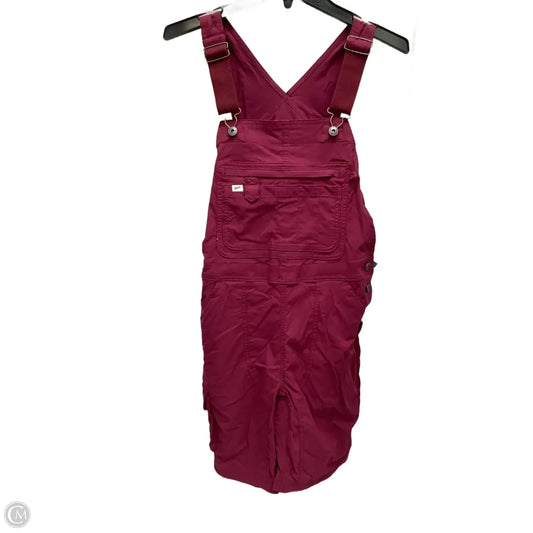 Shortalls By Duluth Trading In Maroon, Size: S