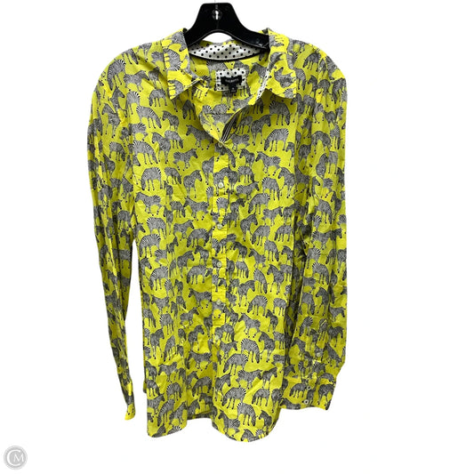 Top Long Sleeve By Talbots In Multi-colored, Size: Xl