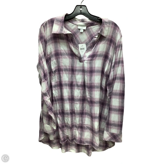 Top Long Sleeve By J. Jill In Multi-colored, Size: Xl