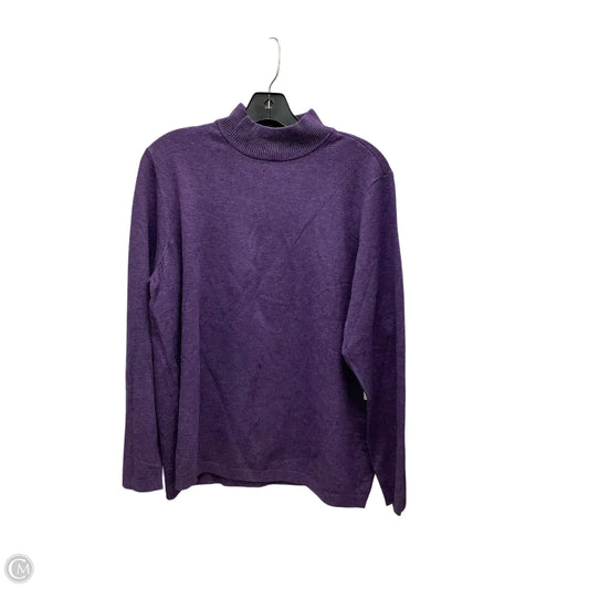 Top Long Sleeve By Chicos In Purple, Size: Xl