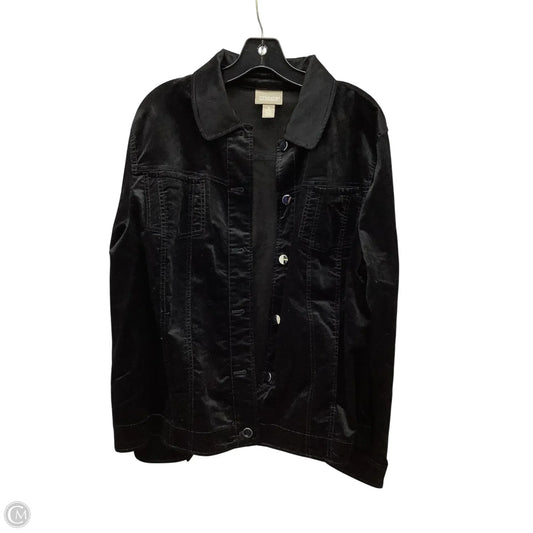 Jacket Other By Chicos In Blue, Size: Xl