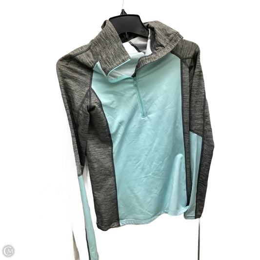 Athletic Top Long Sleeve Collar By Under Armour In Multi-colored, Size: S