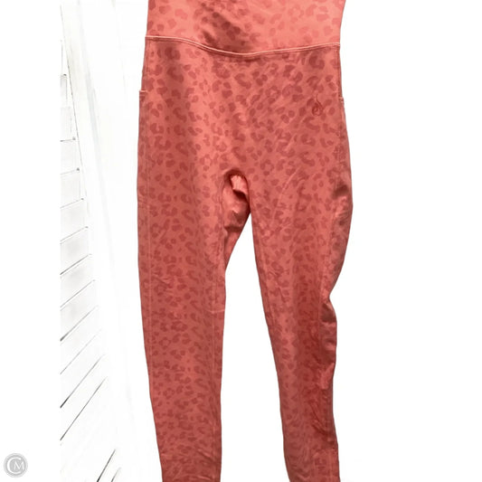 Athletic Leggings By Clothes Mentor In Coral, Size: S