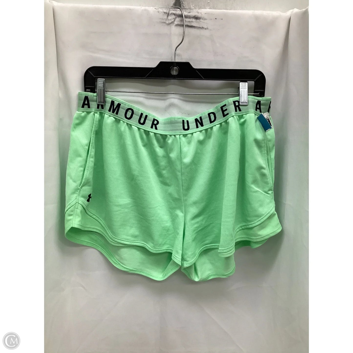 Athletic Shorts By Under Armour In Green, Size: 1x