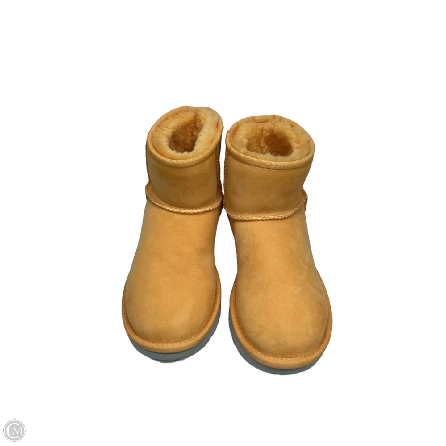 Boots Designer By Ugg In Orange, Size: 7