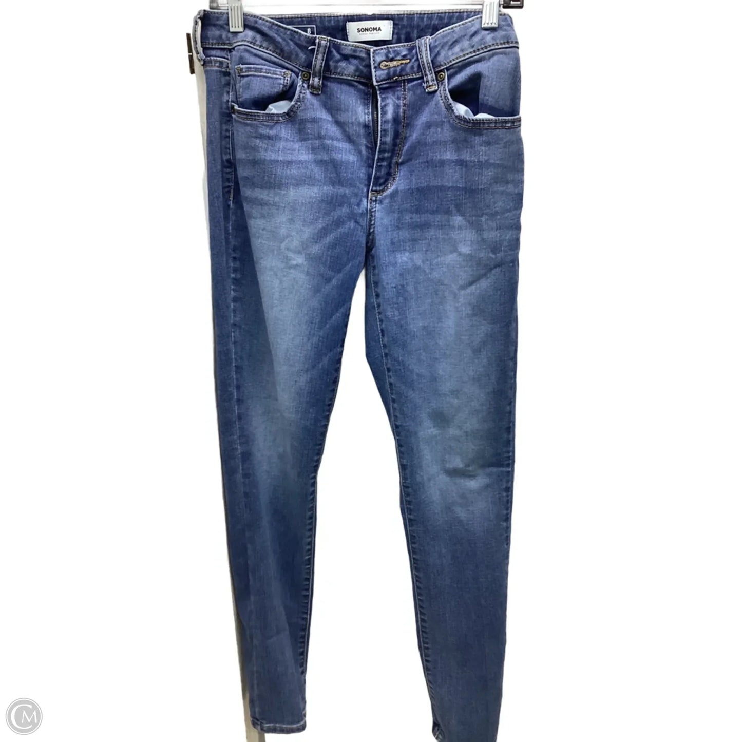 Jeans Skinny By Sonoma In Blue Denim, Size: 8