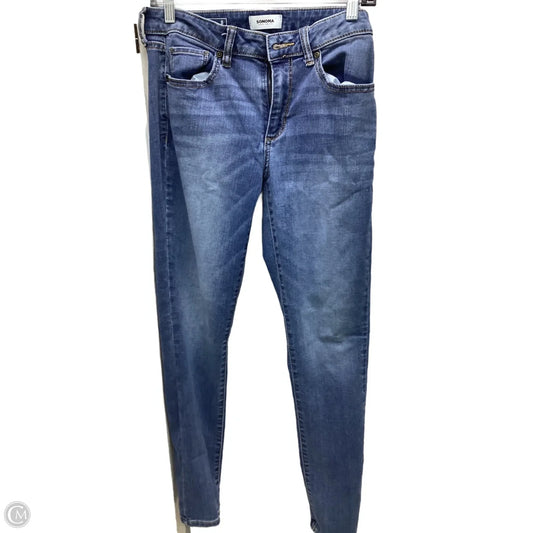 Jeans Skinny By Sonoma In Blue Denim, Size: 8