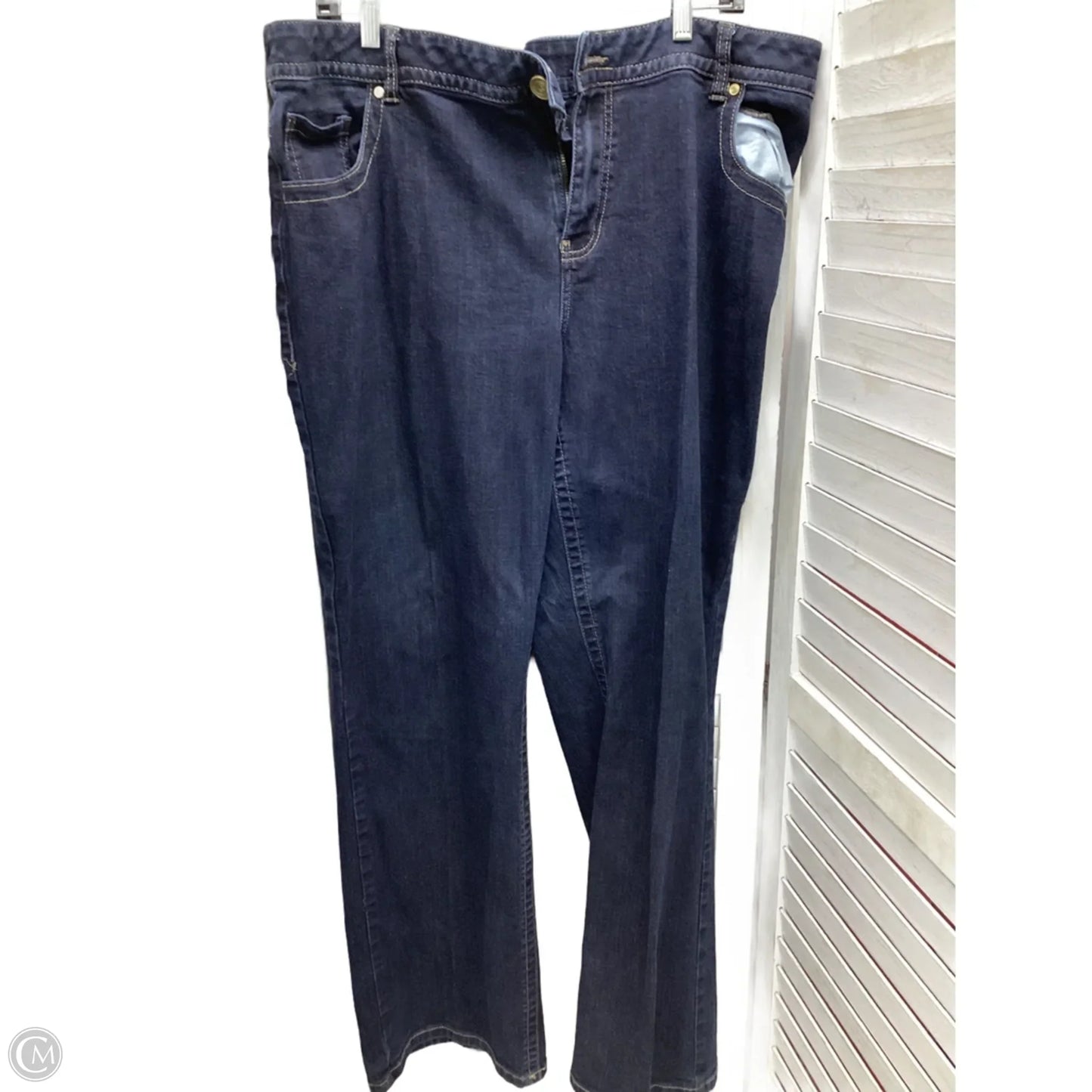Jeans Straight By Lane Bryant In Blue, Size: 24