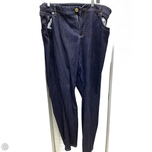 Jeans Boyfriend By Lane Bryant In Blue Denim, Size: 24