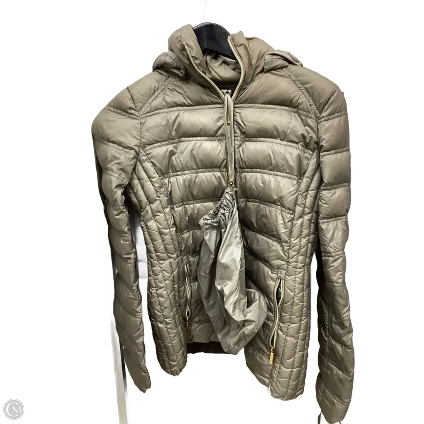 Jacket Designer By Michael Kors In Grey, Size: Xs