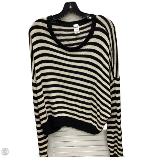 Sweater By Pink In Striped Pattern, Size: Xxl