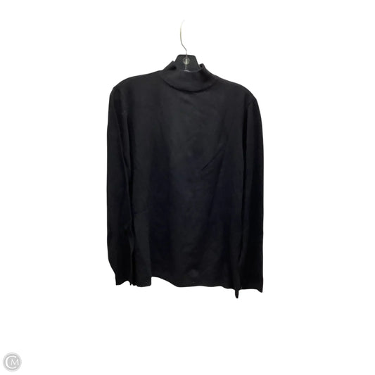 Top Long Sleeve By Chicos In Black, Size: Xl