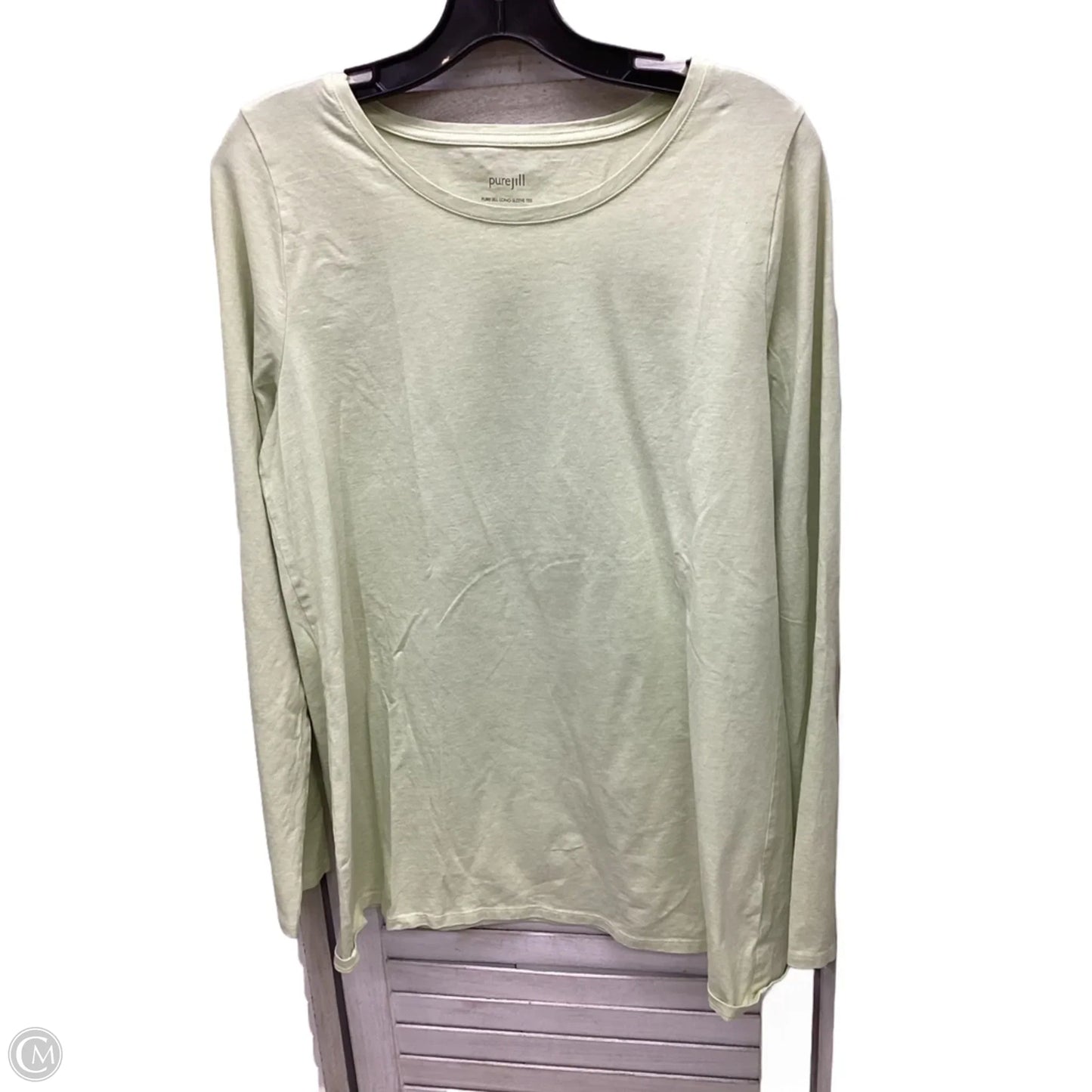 Top Long Sleeve By J. Jill In Green, Size: L
