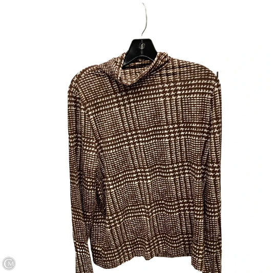 Top Long Sleeve By Loft In Multi-colored, Size: Xl