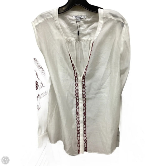 Top Long Sleeve By Chicos In Multi-colored, Size: 12