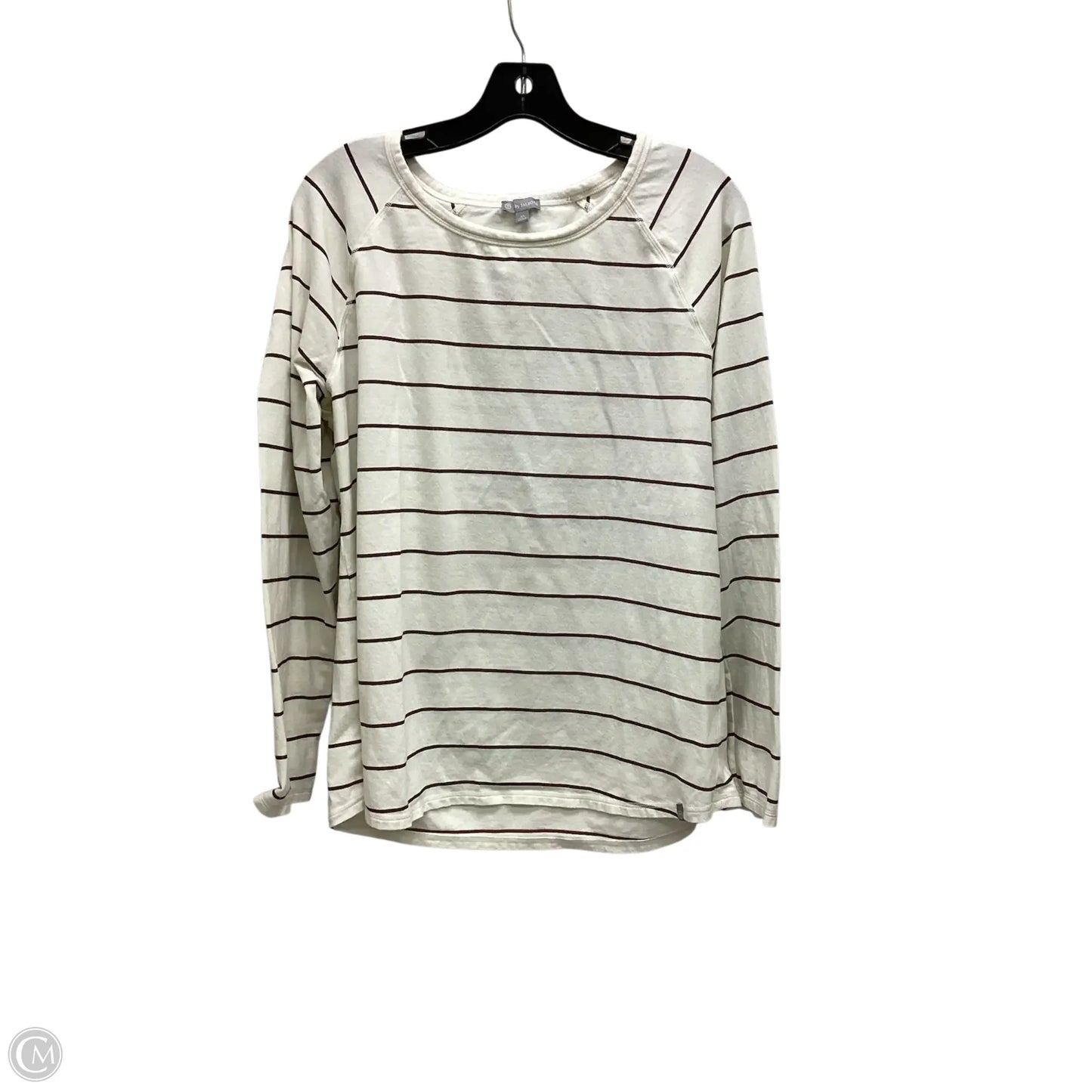Top Long Sleeve By Talbots In Striped Pattern, Size: Xl