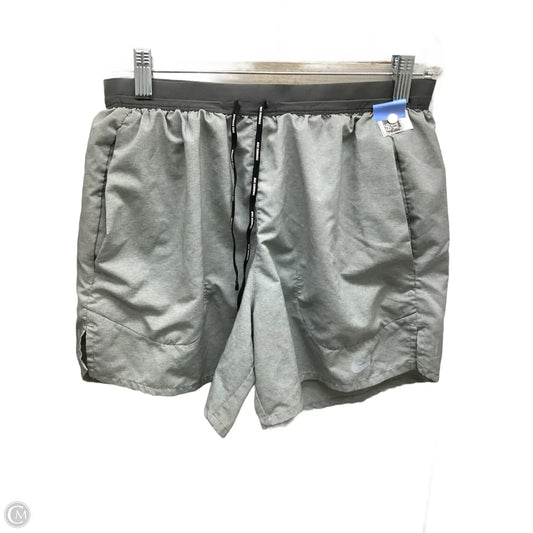 Athletic Shorts By Nike In Grey, Size: M