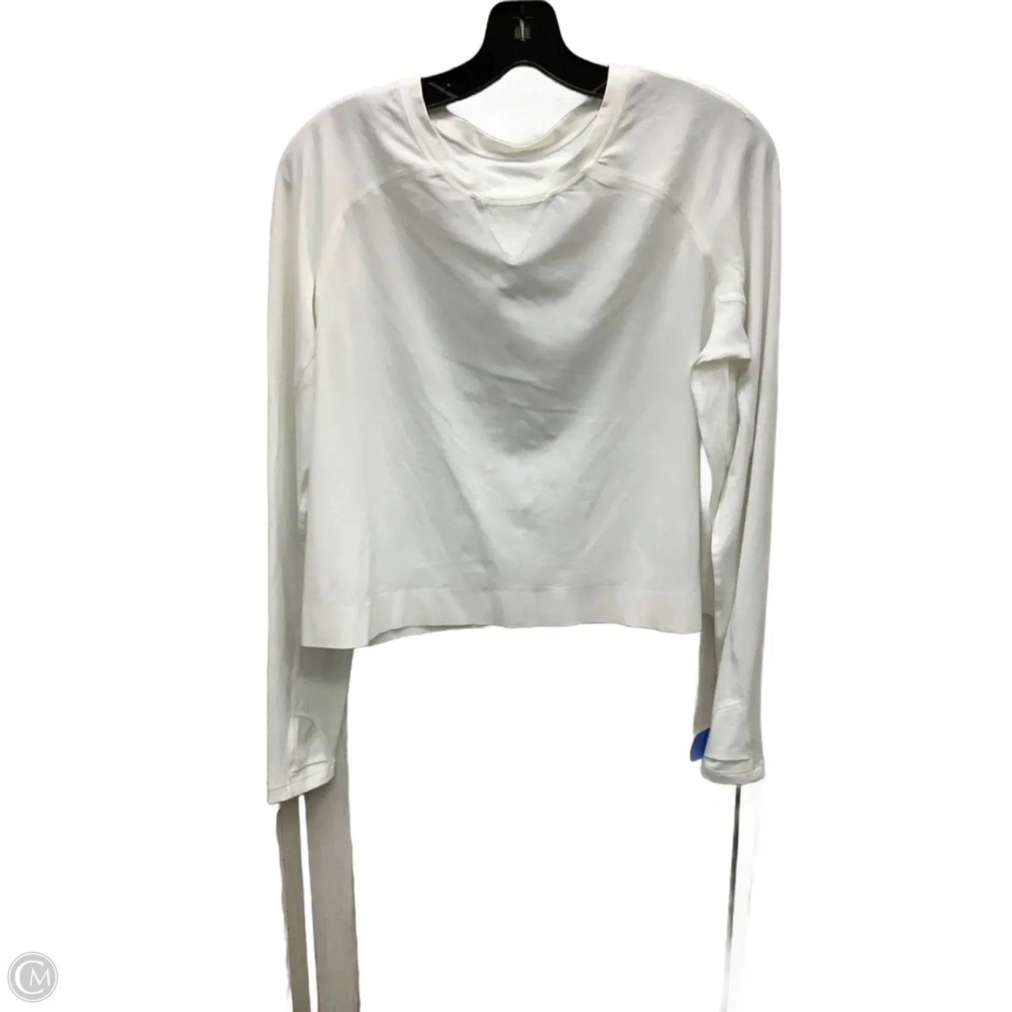 Top Long Sleeve By Lululemon In White, Size: L