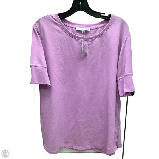 Top Short Sleeve By Clothes Mentor In Purple, Size: L