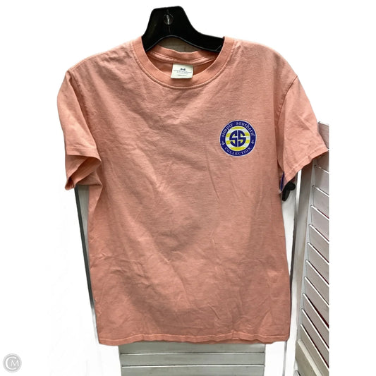 Top Short Sleeve By Simply Southern In Multi-colored, Size: S