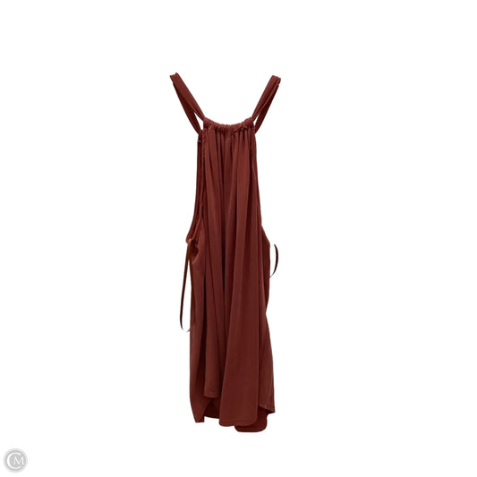 Top Sleeveless By Green Envelope In Brown, Size: Xl