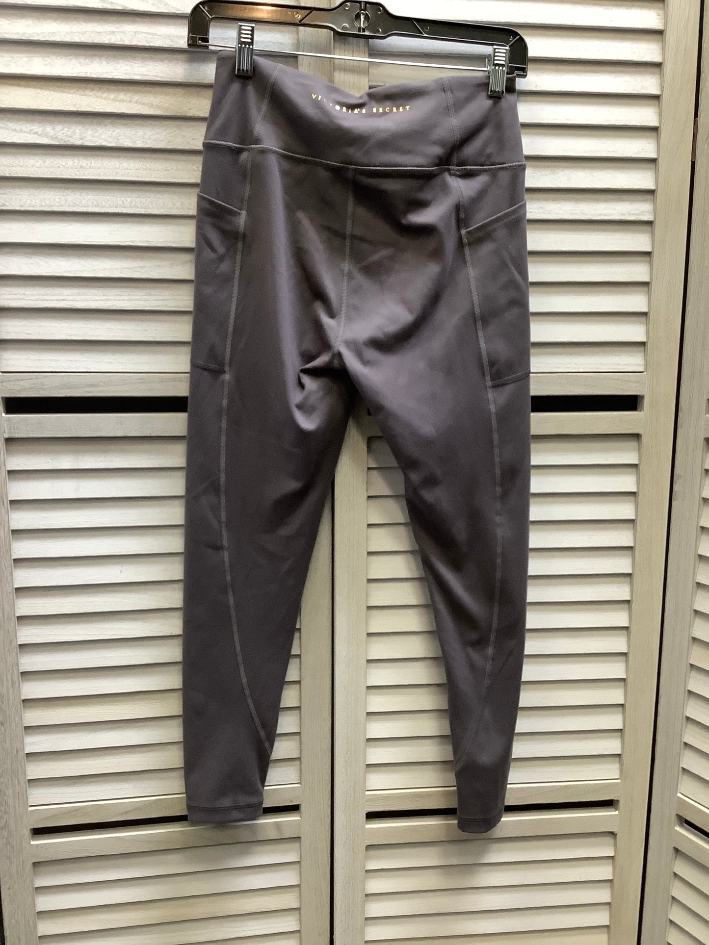 Athletic Leggings By Victorias Secret In Grey, Size: 8