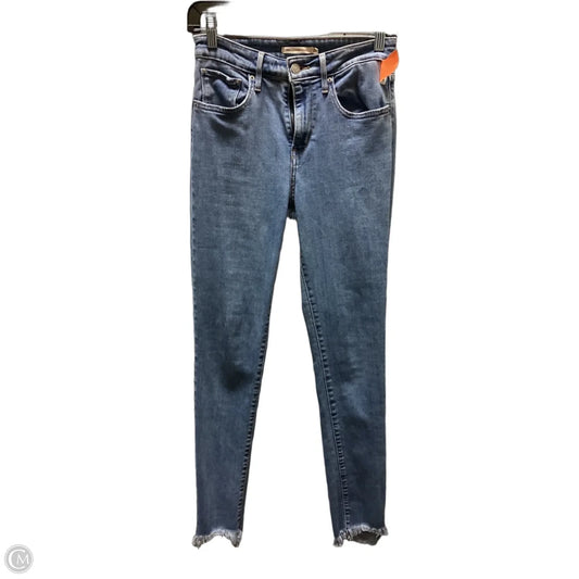Jeans Skinny By Levis In Blue Denim, Size: 6