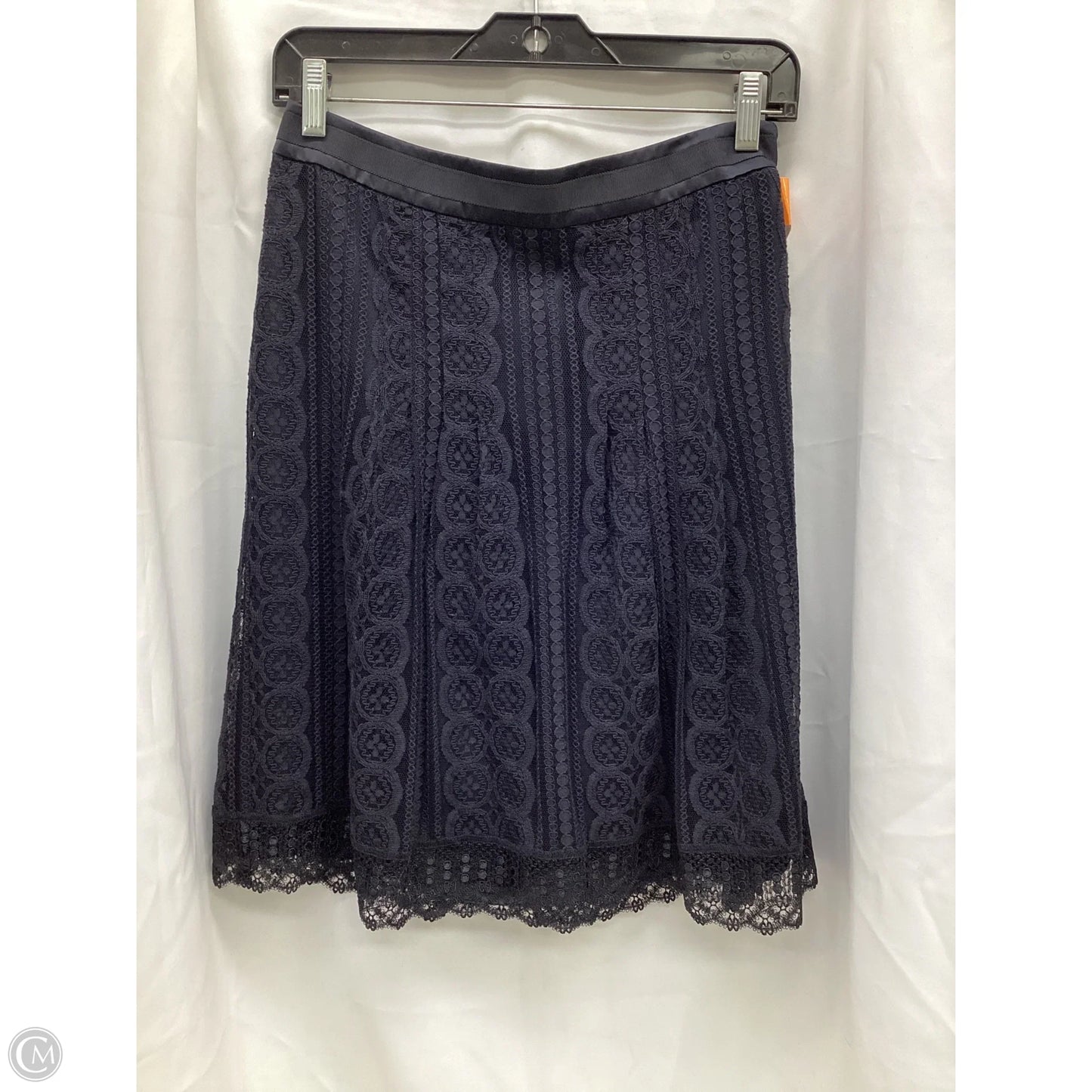 Skirt Midi By Ann Taylor In Blue, Size: 4