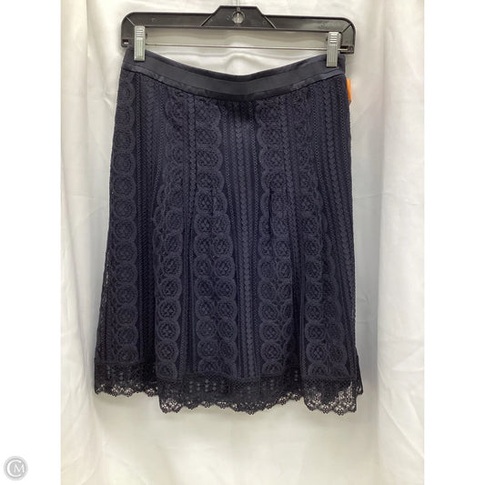 Skirt Midi By Ann Taylor In Blue, Size: 4