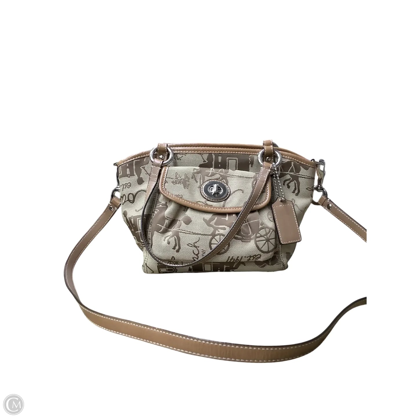Crossbody Designer By Coach, Size: Medium