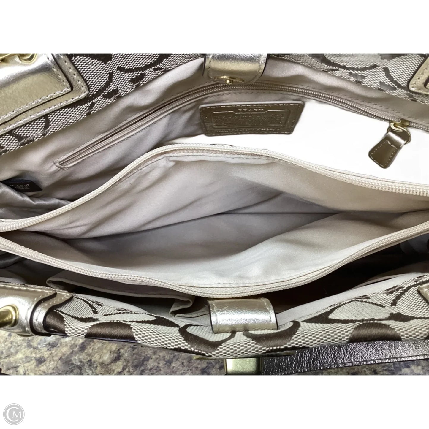 Handbag Designer By Coach, Size: Medium