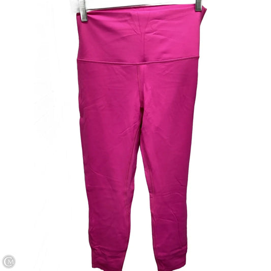 Pants Leggings By Lululemon In Pink, Size: 8