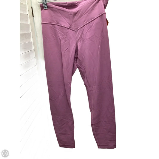 Pants Leggings By Lululemon In Purple, Size: 8